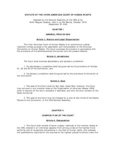Law / Constitution of the Federated States of Micronesia / Organization of American States / Inter-American Court of Human Rights / Law of the Republic of China