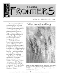 BLM - ALASKA  FRONTIERS ISSUE 74  The sunny weather Alaska