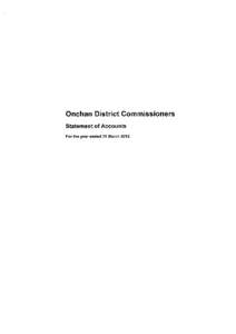 Onchan District Commissioners - Financial Statements 31 March 2012