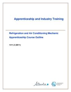 Apprenticeship and Industry Training  Refrigeration and Air Conditioning Mechanic Apprenticeship Course Outline[removed])