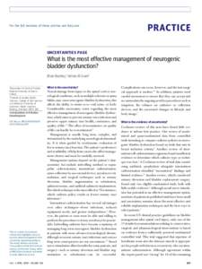 For the full versions of these articles see bmj.com  PRACTICE UNCERTAINTIES PAGE