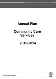 Community Care Annual Plan[removed]