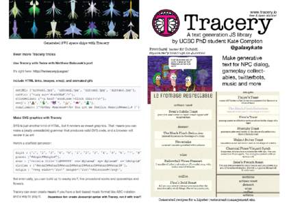 www.tracery.io  free & open source! banter