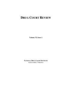 National Drug Court Institute Review