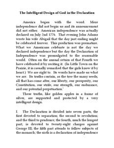 Theism / American Enlightenment / Natural and legal rights / Life /  liberty and the pursuit of happiness / Natural law / Deism / Virginia Declaration of Rights / Ethics / Philosophy / United States Declaration of Independence