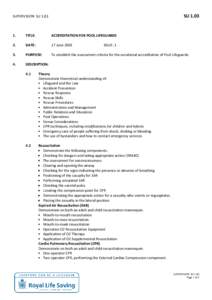 Lifeguard / ABC / Cardiopulmonary resuscitation / Artificial respiration / Mannequin / Emergency department / Vehicle extrication / Medicine / First aid / Public safety