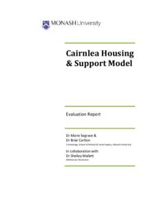 Microsoft Word - Cairnlea Evaluation Report _2010_.docx