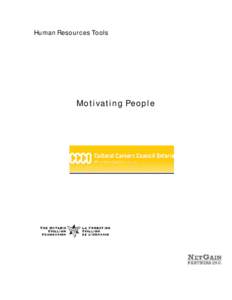 Human Resources Tools  Motivating People Acknowledgements This module is one of several human resources management guides being developed