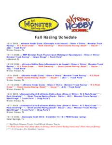 Microsoft Word - Fall Racing Schedule 2008.doc