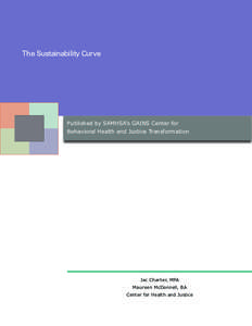 The Sustainability Curve  Published by SAMHSA’s GAINS Center for Behavioral Health and Justice Transformation  Jac Charlier, MPA