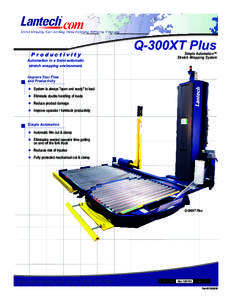 Productivity  Q-300XT Plus Simple Automation™ Stretch Wrapping System