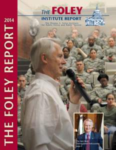 THE FOLEY REPORT[removed]The Sam Reed Distinguished Professorship,