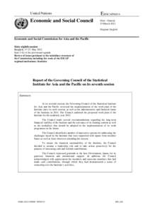 United Nations  E/ESCAP[removed]Economic and Social Council