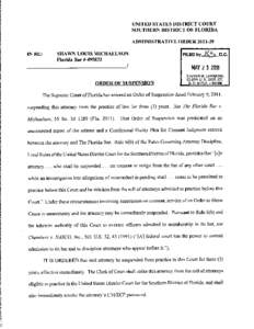 United States district court / Supreme Court of the United States / Admission to the bar in the United States / Lenore Carrero Nesbitt / Law / Prosecution / United States Attorney