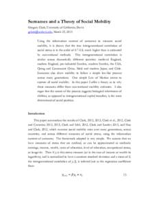 Social mobility / Science / Knowledge / Intelligence quotient / Intergenerationality / G factor / Correlation and dependence / Social class / Intergenerational mobility / Intelligence / Socioeconomics / Sociology