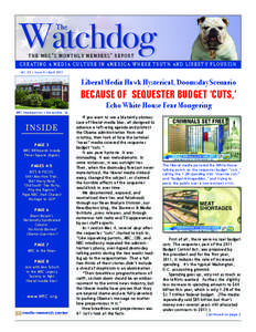 Watchdog The the mrc’s monthly members’ report  CREATING A MEDIA CULTURE IN AMERICA WHERE TRUTH AND LIBERTY FLOURISH