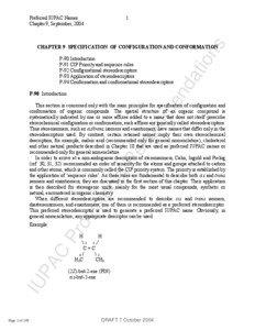 Preferred IUPAC Names Chapter 9, September, 2004