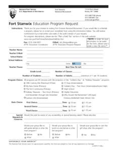Email / New York / Fort Stanwix National Monument / Fort Stanwix
