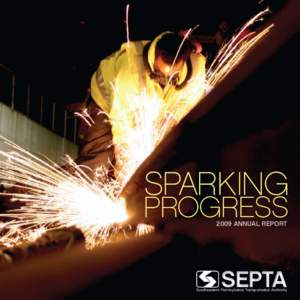 sparking  progress 2009 annual report  septa