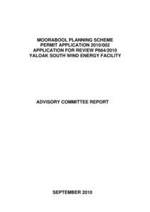 Microsoft Word - Yaloak South Wind Energy Facility AC Report.doc