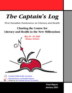 The Captain’s Log  Log First Canadian Conference on Literacy and Health  Charting the Course for