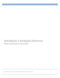 Introdução à Aceitação Universal