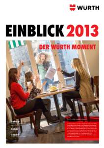 EINBLICK2013 Der Würth Moment Gefragt  Prof. Dr. h. c. mult. Reinhold Würth,