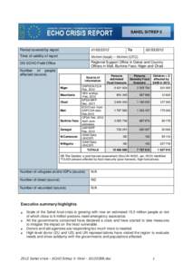 itrep 5 - Sahel Crisis 2012