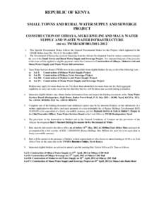 Auction theory / Auctioneering / Mukurwe / First-price sealed-bid auction / Contract A / Nyeri District / Othaya / Mukurwe-ini