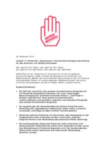 Rote-Hand-Brief zu Iclusig® (Ponatinib)