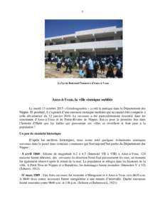 1  Le Lycée Boisrond Tonnerre d’Anse-à-Veau Anse-à-Veau, la ville sismique oubliée Le mardi 13 octobre 2015 « Goudougoudou » a créé la panique dans le Département des