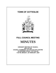 Town of Cottesloe / Cottesloe /  Western Australia / Peppermint Grove /  Western Australia