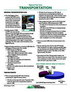 Regional Fast Facts  TRANSPORTATION REGIONAL TRANSPORTATION PLAN 	The MAG Regional Transportation Plan (RTP) serves as the policy framework that