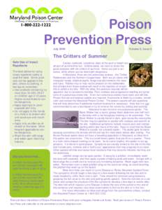 Poison Prevention Press_July_09