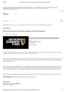 [removed]Be Part of the First-Ever Arthur Guinness Fund™ Hackathon - inSing.com Events inSing.com (http://www.insing.com) HungryGoWhere (http://hungrygowhere.com) STYL+ (http://stylplus.insing.com) Movies (http://mov