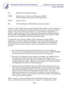 Bureau of Primary Health Care / HIV/AIDS Bureau / Maternal and Child Health Bureau / Mary Wakefield / Fenway Health / Health equity / United States Department of Health and Human Services / Bureau of Health Professions / Elizabeth Duke / Health Resources and Services Administration / Health / Medicine