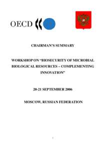 Microsoft Word - Chairman's summary of Moscow workshopfinal.doc