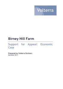 Birney Hill Farm Support Case for