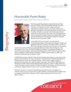 Canadian International Council / University of Ontario Institute of Technology / Canada / Perrin Beatty / Politics of Canada / Beatty