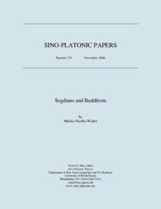 SINO-PLATONIC PAPERS Number 174