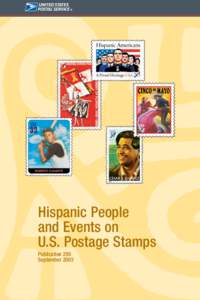 Publication[removed]Hispanic People and Events on U.S. Postage Stamps