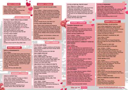 DROUIN FICIFOLIA FESTIVAL PROGRAM 2015