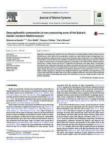 Journal of Marine Systems[removed]–65  Contents lists available at ScienceDirect Journal of Marine Systems journal homepage: www.elsevier.com/locate/jmarsys