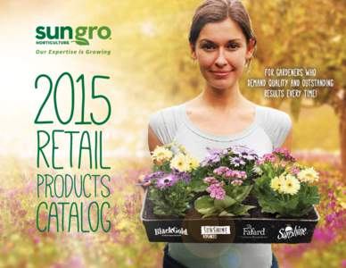 2015 retail PRODUCTS catalog  for gardeners who