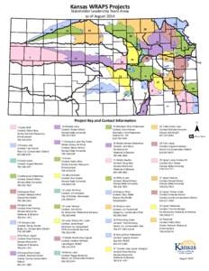 Kansas WRAPS Projects Stakeholder Leadership Team Areas as of August[removed]