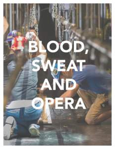 BLOOD, SWEAT AND OPERA  Apprentices provide vital support for summer festivals,