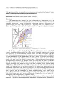 Plate tectonics / Ultramafic rocks / Volcanology / Cratons / Ivrea zone / Dunite / Anatexis / Peridotite / Harzburgite / Geology / Petrology / Igneous petrology