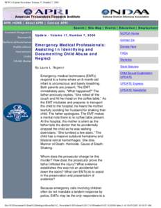 NCPCA Update Newsletter Volume 17, Number 7, 2004