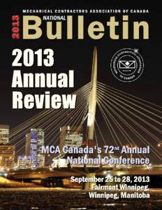 PG. 1 NATIONAL BULLETIN 2013 COVER TO DO & PLACE
