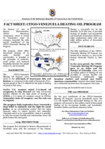 [removed]FS - CITGO-Venezuela Heating Oil Program